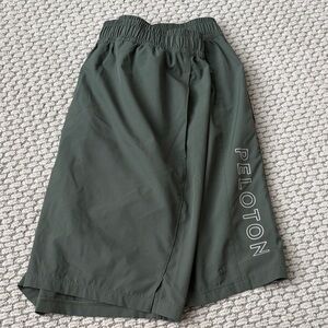 Peloton Olive Workout Shorts